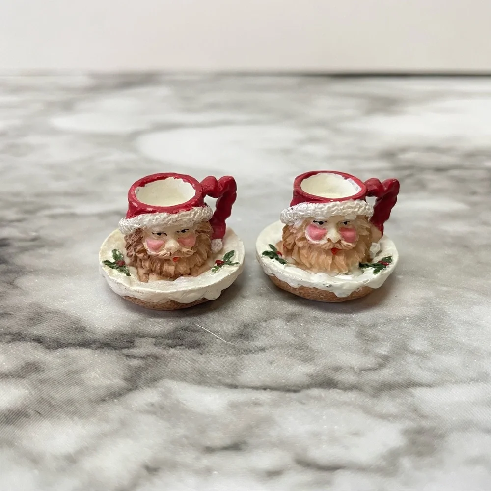Vintage Popular Imports 1996 Twas The Night Before Christmas Teapot & Figurines